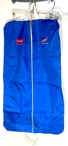 Vintage Heavy Duty Budweiser Beer Blue Dual Handle Garment Bag - Picture 1 of 5