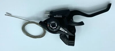 New Shimano ST-EF51-8 8 Speed MTB Bike Brake Levers Set Shifter 22.2mm Combo kit - Image 1 of 4