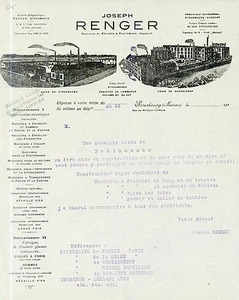 Dépt 67 - Strasboug - Machines Spéciales pour l'Imprimerie et la Papeterie 1920 - Picture 1 of 1