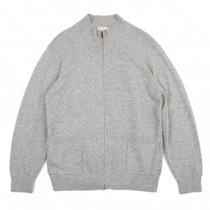 Papas Wool Angola Zip Knit Sweater Size M(K-111553) - Picture 1 of 12