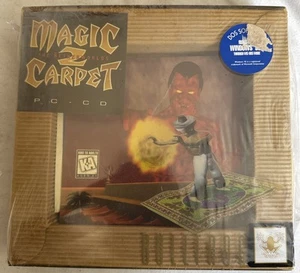 Magic Carpet 2: The Netherworlds CD-ROM Classics (PC, 1995) Vintage Sealed Rare - Picture 1 of 6