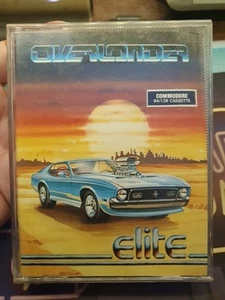 OVERLANDER X COMMODORE 64 GIOCO ORIGINALE CASSETTA C64 GAME ELITE - Afbeelding 1 van 9