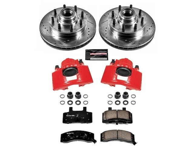 Kit de pastillas de freno delanteras y rotor para Chevy C2500 1996 1997 1998 1995 PN628ZH 1995-2000 Foto 1 de 1