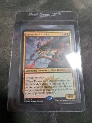 MTG 1X Dragonlord Atarka X1 Dragons of Tarkir Magic - LP - Image 1 of 3