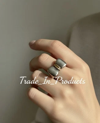 Anillo lazo James Avery retirado 14K y plata esterlina talla 6,75- peso 9,20 gramos Foto 1 de 4