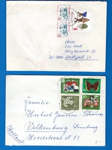 SELLOS ALEMANIA OCCIDENTAL - 18x cubiertas de historia postal, mariposas, 1962-1993-# - Imagen 1 de 9