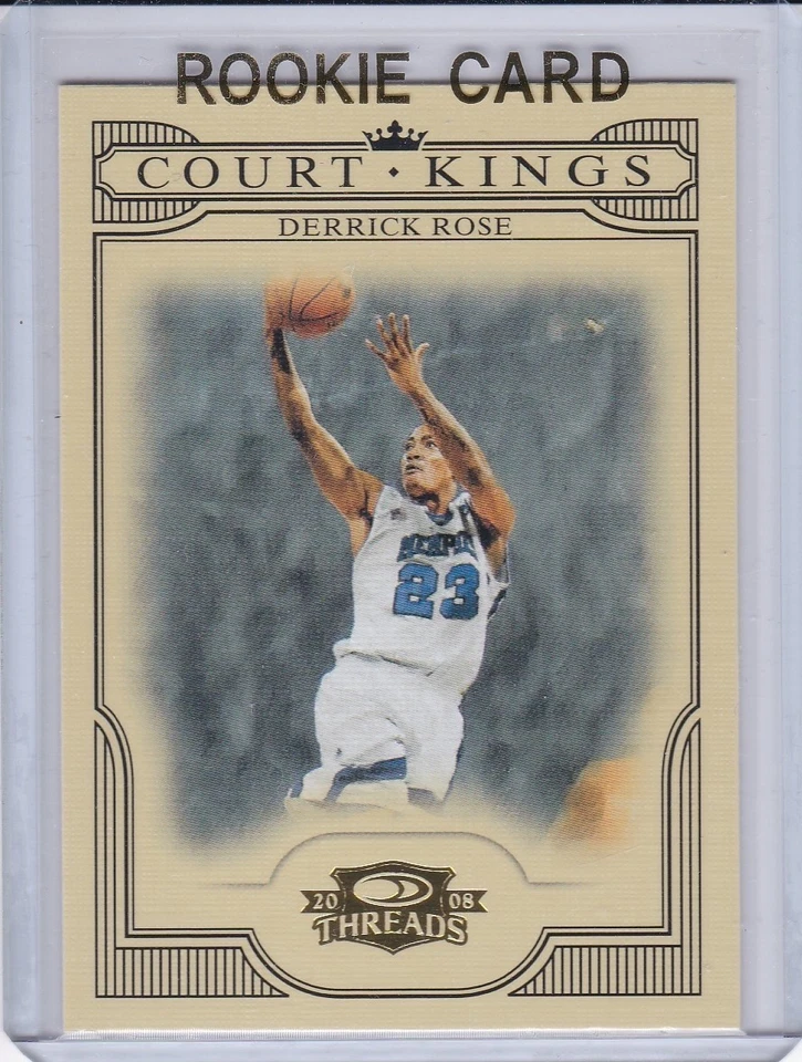 DERRICK ROSE ROOKIE CARD 2008 Donruss Threads COURT KINGS RC Basketball BULLS! - Image 1 of 2