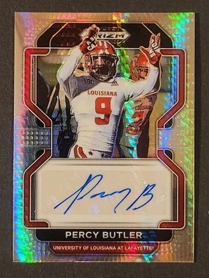 2023 Panini Prizm Draft Picks #RA-PBU Percy Butler 2022 Prizm Hyper Auto - Image 1 of 2