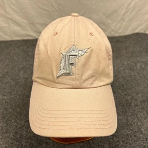 T.E.I. Cappello MLB Florida Miami Marlins Logo Berretto Adulto Regolabile Rosa Chiaro - Foto 1 di 9