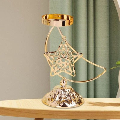Eid Mubarak Tealight Candle Holder Table Decor Dinner Moon Star Candle Stand - Image 1 of 4