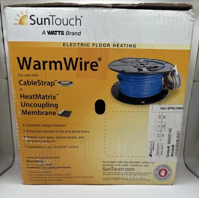 Suntouch Warmwire Radiant Electric Floor Heating Wire 120 Volt 70 Sq. Ft. - Image 1 of 4
