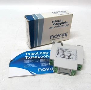 (NEW) Novus Loop Powered Isolator Analog 4-20mA TXISOLOOP-2 8813020200 - Picture 1 of 10
