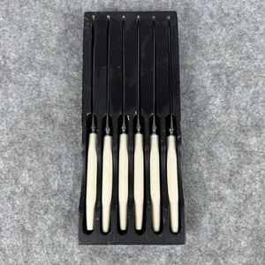 Vintage Cutlass Leppington Sheffield England Steakmesser 6er Set Edelstahl - Bild 1 von 9