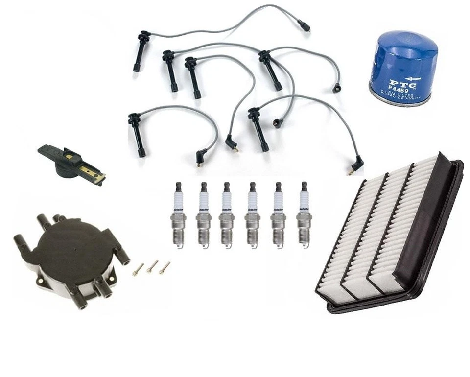 Tapa de cables de encendido y bujías de aire de aceite de rotor para Mitsubishi Eclipse 3,0 L 00-05 Foto 1 de 4