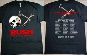 Camiseta Rush Roll The Bones 1991-92 Why Are We Here, Rush Roll The Bones Tour - Imagen 1 de 1