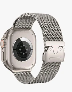 Loop Strap for Apple Watch Ultra 2 49mm 46mm 45mm 44mm 42mm Stainless Steel Band - Picture 1 of 3