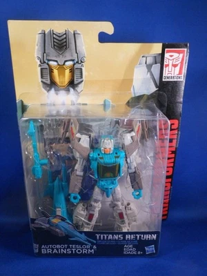 Nuevo Transformers BRAINSTORM y Director Teslor Titans Return Deluxe Class Foto 1 de 4