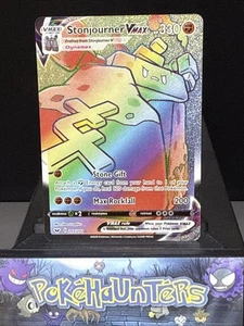 Pokemon Card Stonjourner VMAX 205/202 Sword & Shield Base Secret Rare Near Mint - Picture 1 of 2