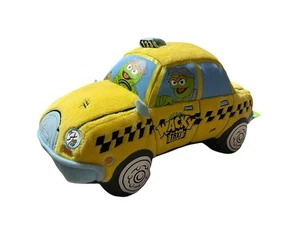 Almohada de felpa Sesame Street Oscar the Grouch loca taxi taxi coche lugar sésamo - Imagen 1 de 5