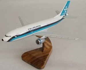 A-300 Airbus Cruzeiro Air Airplane Mahogany Kiln Wood Model Replica Small New - Picture 1 of 1
