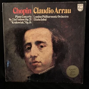 CHOPIN Piano Concerto #2 & Krakowiak - CLAUDIO ARRAU - PHILIPS ST LP - Picture 1 of 5