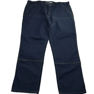 Carhartt Jeans Men 44 X 30 Blue Rugged Flex Relaxed Fit Double Knee 103329 NWT - Picture 1 of 10