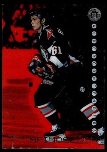 1999-00 ITG Be A Player Ruby #5 Maxim Afinogenov 726/1000 Buffalo Sabres