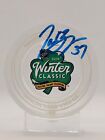Patrice Bergeron Boston Bruins signed 2019 WC Game Used ICE Puck