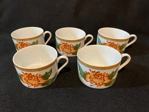 Chrysantheme - Fitz & Floyd Inc Pattern Coffee Mug - USED Set of 5 - Picture 1 of 8
