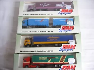 Z534* AWM Spezial 1:87 Lkw Speditionen Baden-Württemberg 4 Stück OVP AMW - Bild 1 von 4