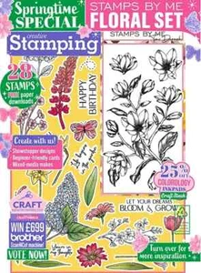 Creative Stamping Magazine Issue 143 Stamps By Me Floral Set - Picture 1 of 6