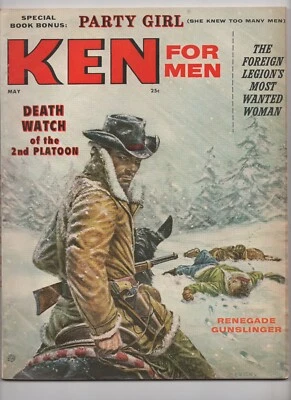 Ken For Men Vol. 2 #2 4.5 VG+ Atlas Publishing May 1957 Adventure Pulp - Image 1 of 2