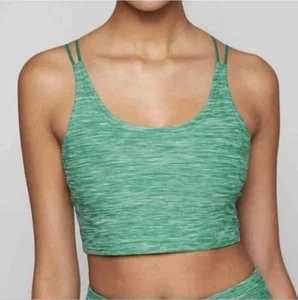 Fourlaps Women's Poise Longline Sports Bra Size XS Emerald Space Dye NEW NWT $54 - Picture 1 of 10