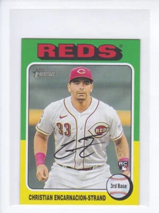 2024 Topps Heritage Mini #182 CHRISTIAN ENCARNACION-STRAND RC Reds ROOKIE MINI - Picture 1 of 3