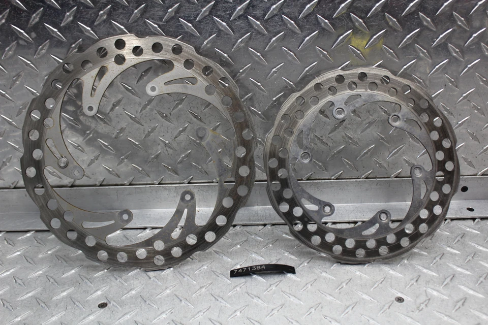 2005 KTM 525 EXC FRONT/REAR BRAKE DISC ROTORS FRONT-(3.08MM) REAR -(4.06MM) - Image 1 of 4