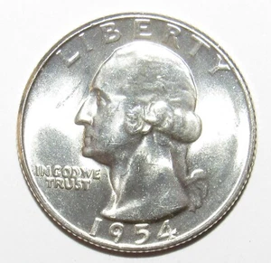 1954 S Washington Viertel Auswahl Stempelglanz (Q73) - Bild 1 von 2