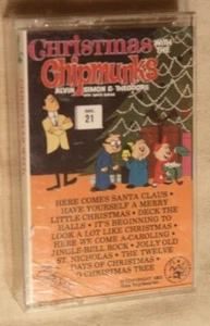 Christmas With The Chipmunks Cassette Tape cas2 - Foto 1 di 2