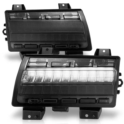For JEEP WRANGLER 18-23 GLADIATOR 20-23 LED FENDER LIGHTS SMOKE LENS SEQUENTIAL - Image 1 of 4