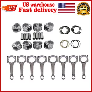 Bielas + Pistones + Anillos para Chrysler Dodge 1500 Jeep Ram 2009-2015 5,7 L - Imagen 1 de 9