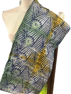 Kampala Chiffon African Fabric 100% Crepe 4.5 yards - Image 1 of 4