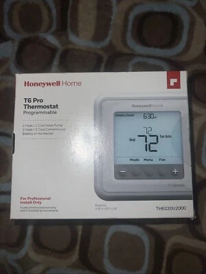 Honeywell T6 Pro Programmable Thermostat - TH6220U2000 #5 - Image 1 of 4