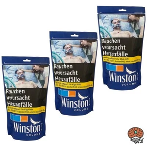 Winston Blue / Blau Volumentabak Beutel 3x 105g - Bild 1 von 2
