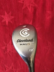 Cleveland Halo Hybrid 19° 2 Iron Regular Flex Graphite Shaft Multi Compound Grip - Picture 1 of 7