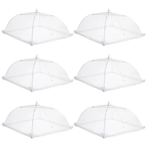 6 Pcs Food Cover Mesh Covers for Outdoors Picnic Collapsible Child - Picture 1 of 12