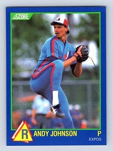 1989 Score Hottest 100 Rising Stars #63 Randy Johnson - Picture 1 of 2