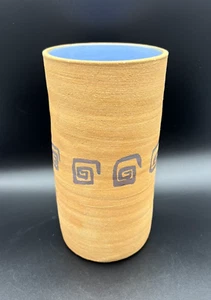 Lora Studio Kunst Keramik Terrakotta Vase Weinkühler Menorca Spanien 9 Zoll T - Bild 1 von 6