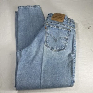Levi's 951 Jeans Womens 1990s M Orange Tab Relaxed Fit Tapered Leg Size 14 Reg - Picture 1 of 15