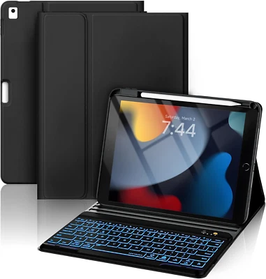 Funda para iPad de 9.ª generación con teclado de 10,2 pulgadas - Retroiluminació - Image 1 of 4