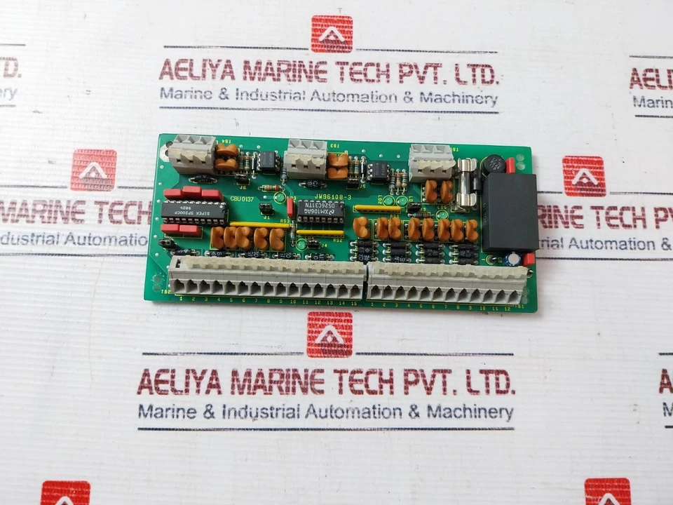 Litton Marine JW96108-3 Databuffer Printed Circuit Board CBU 0137 - Image 1 of 4