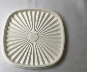 Tapa de repuesto Tupperware 839 Servalier Sunburst 7"" para cuenco 838 2510 blanco - Imagen 1 de 1